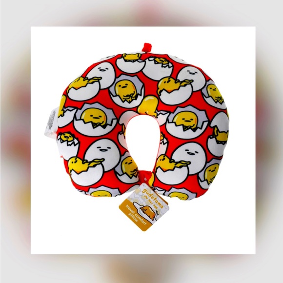 Sanrio Gudetama Travel Comfort Pillow - Picture 1 of 3